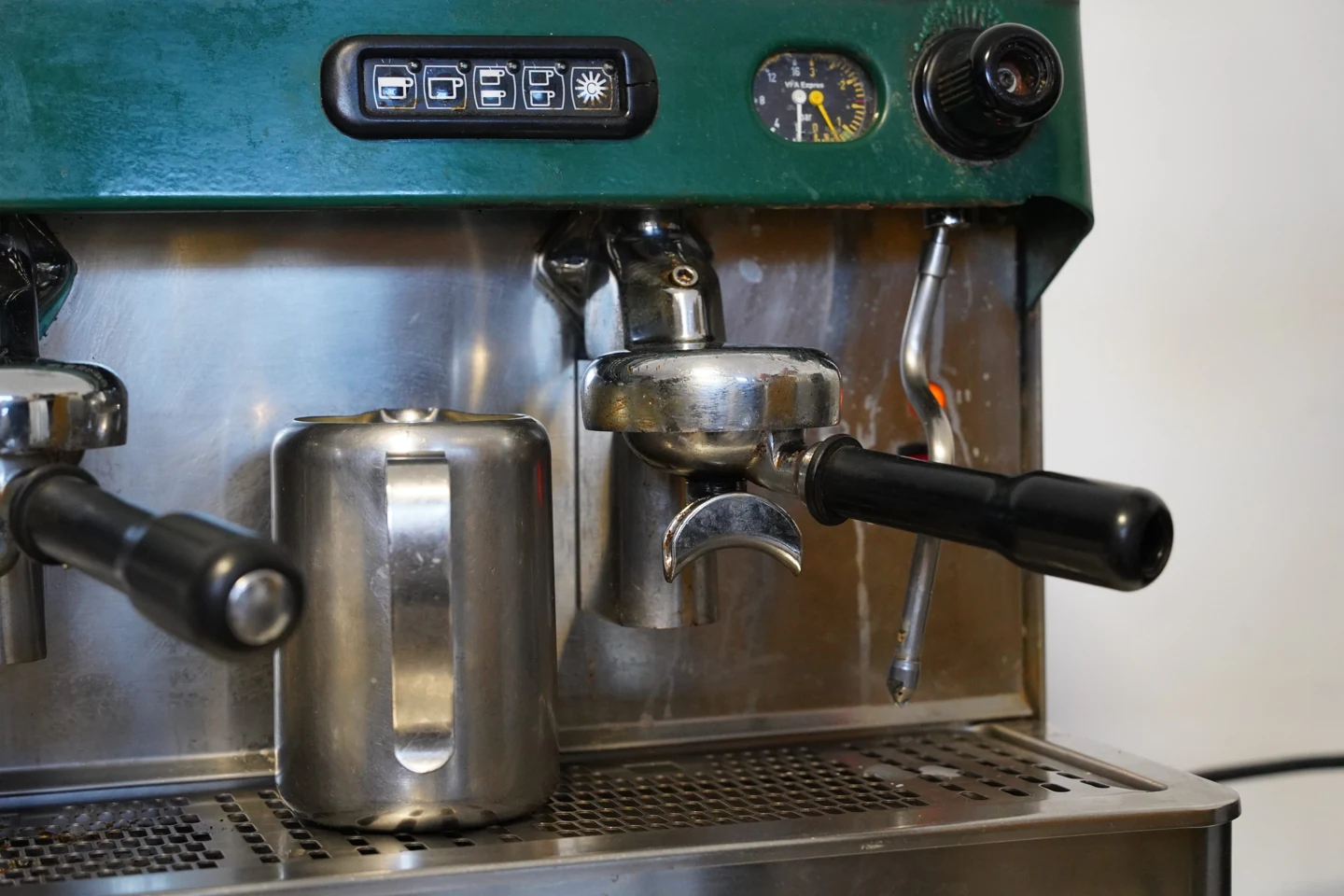Real espresso equipment and tools
