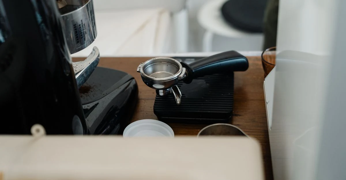 Real espresso equipment and tools